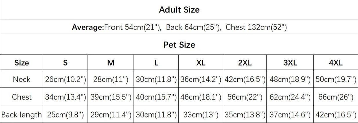 Classic Striped Matching Shirts for Dogs and Owners