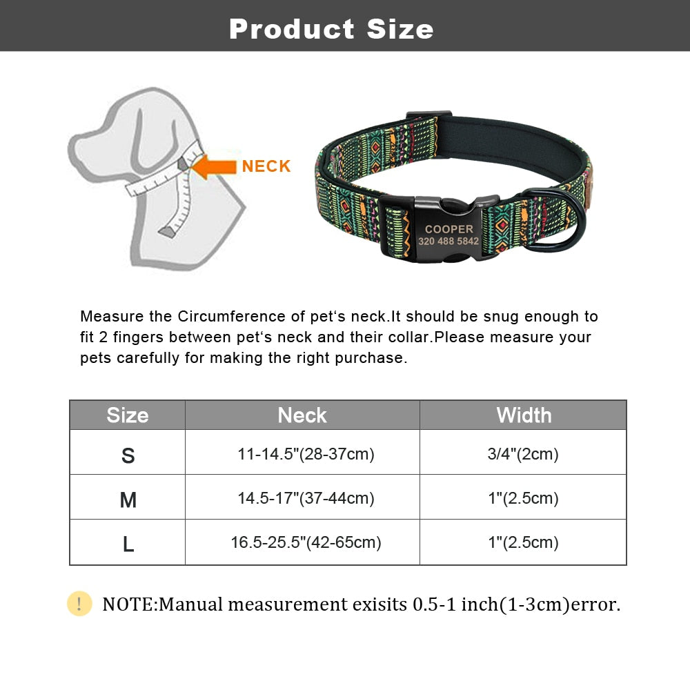 The Ultimate Personalized Dog Collar and Leash Set!