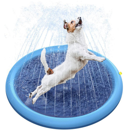 Stay Cool with the Pet Sprinkler Pool!
