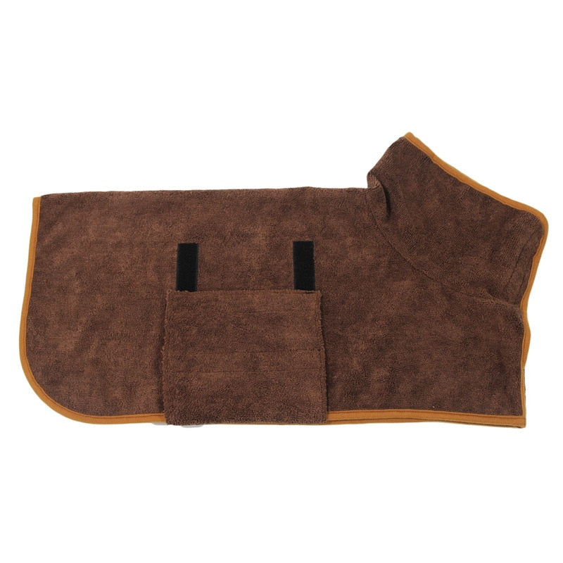 Cozy Dog Bathrobe Towel