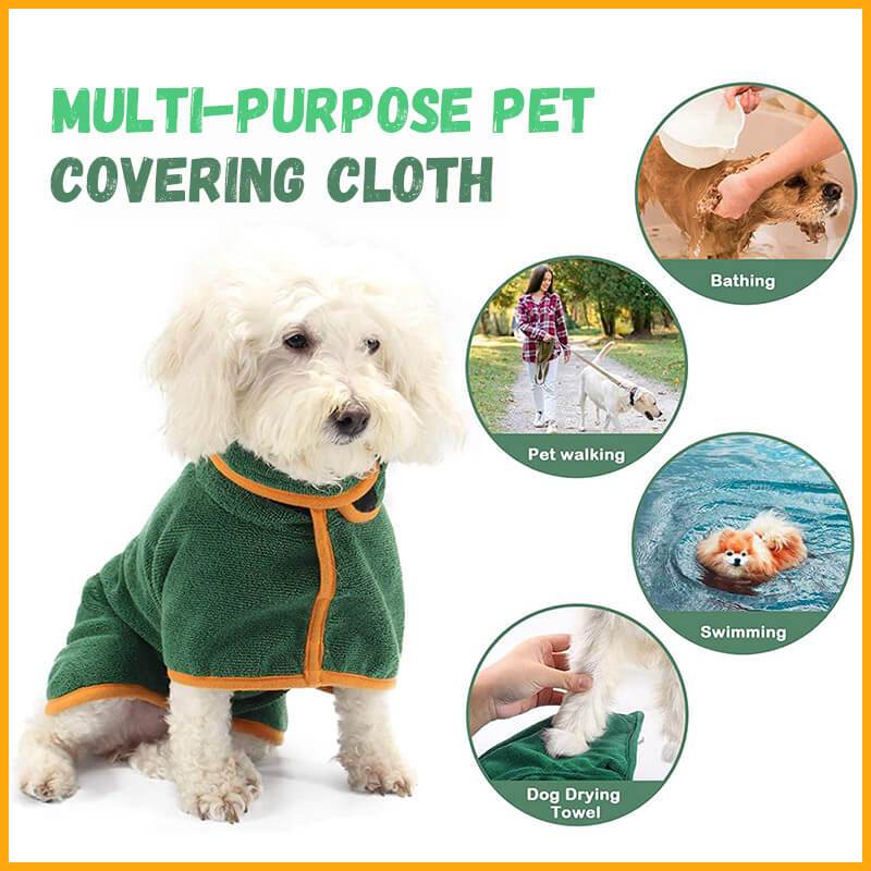 Cozy Dog Bathrobe Towel