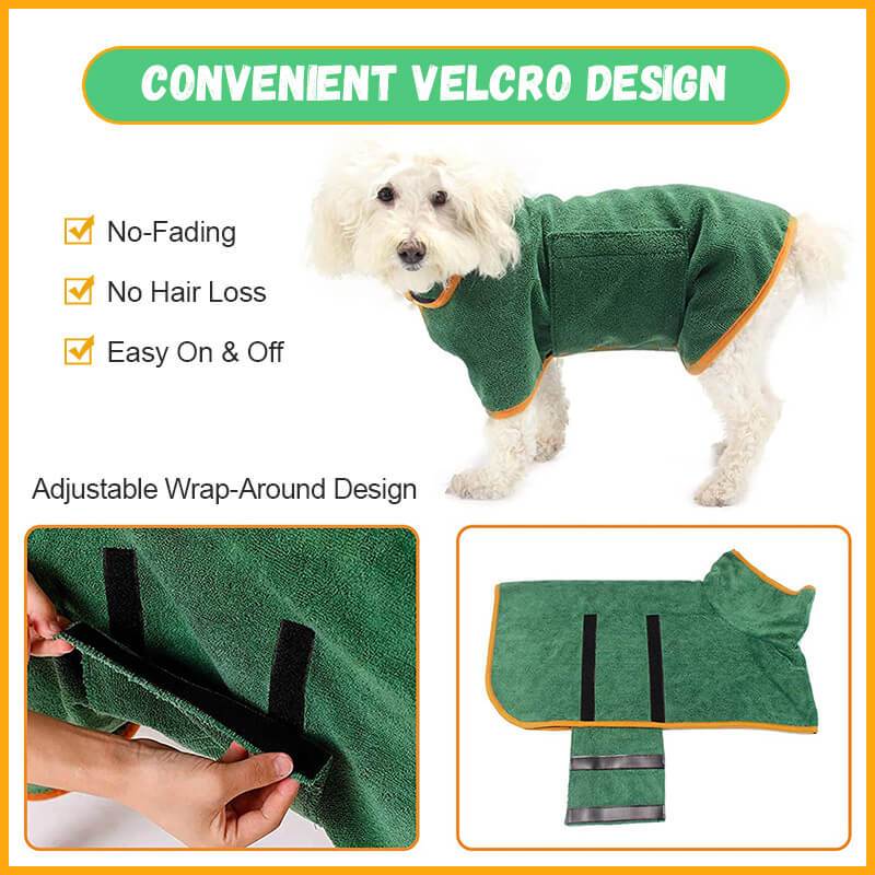 Cozy Dog Bathrobe Towel