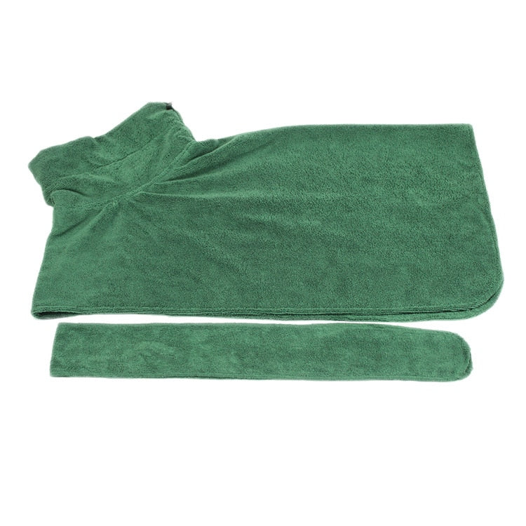 Cozy Dog Bathrobe Towel