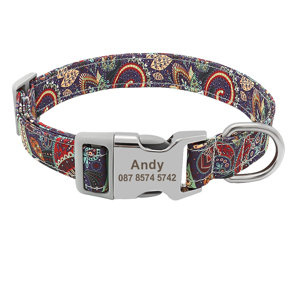 Practical Custom Engraved Dog Collar.