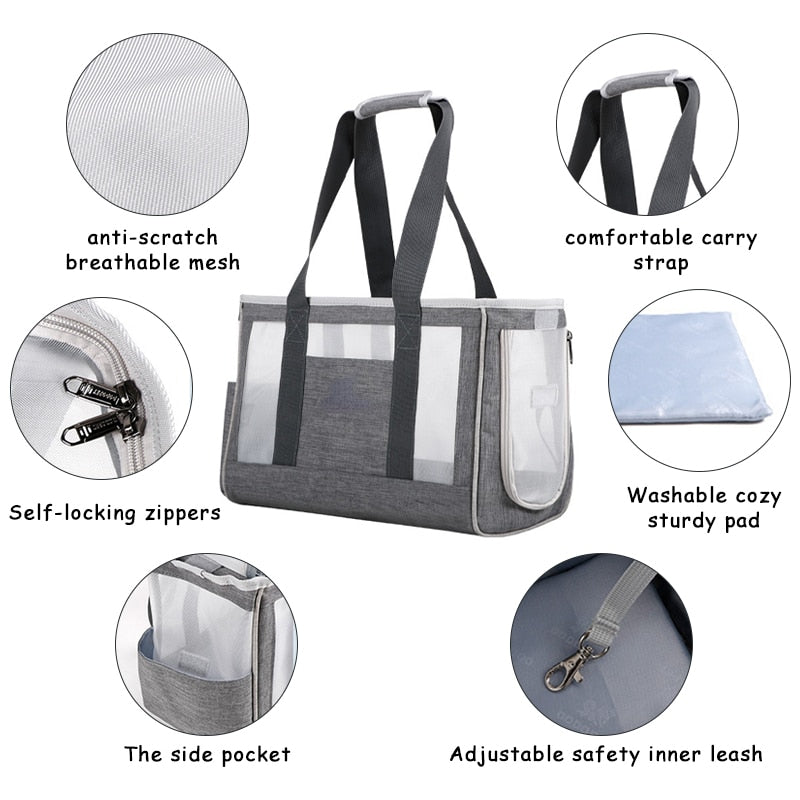 Paw-some Travel Portable Pet Carrier Bag