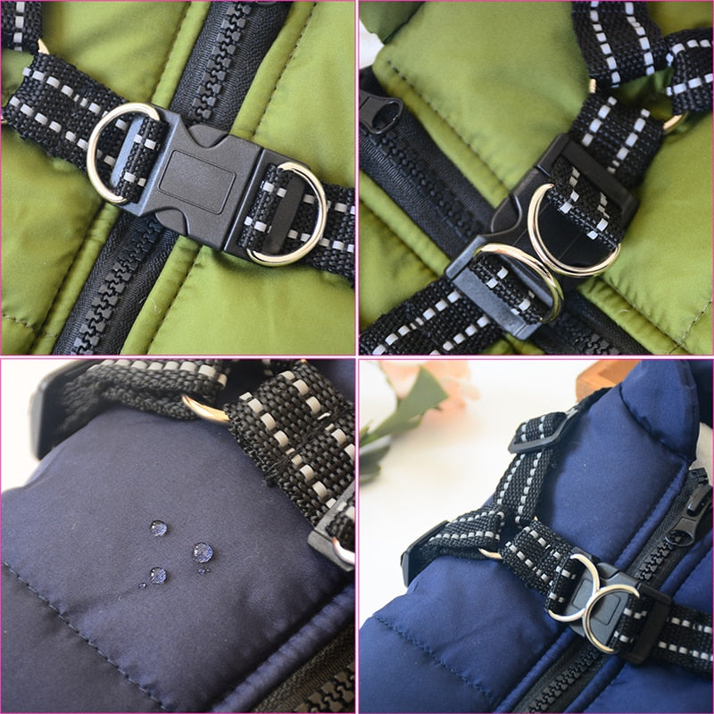 Waterproof Pet Harness Vest Clothes!