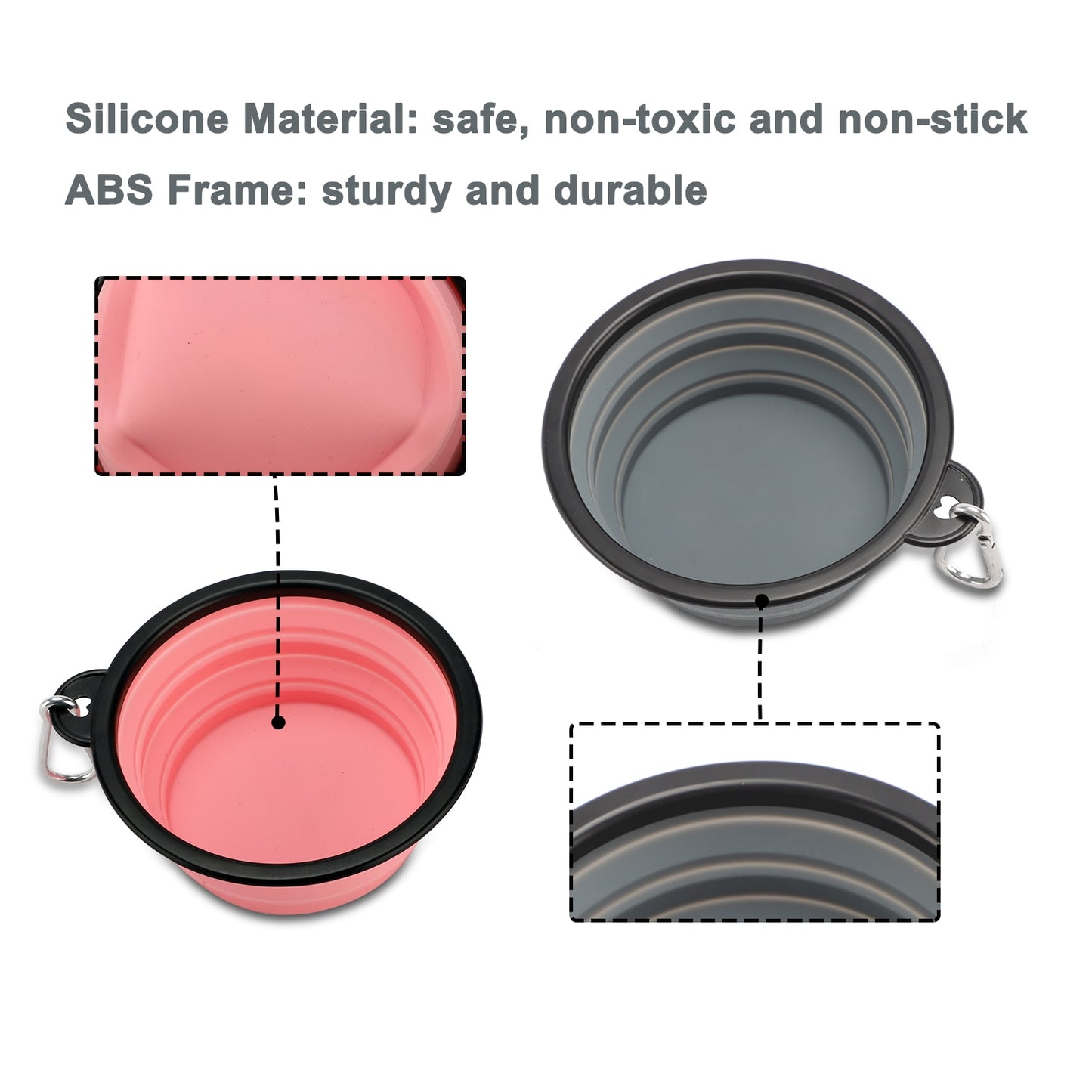 Collapsible Dog Bowls for Travel Dog