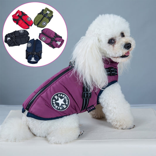 Waterproof Pet Harness Vest Clothes!