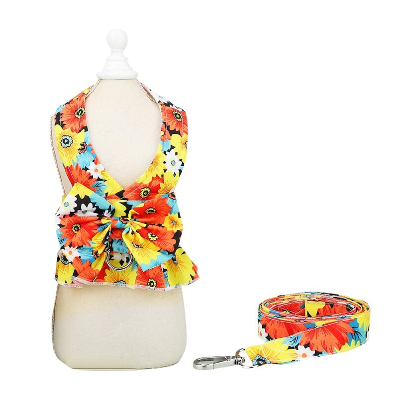 Adorable Dog Dress with Leash Set