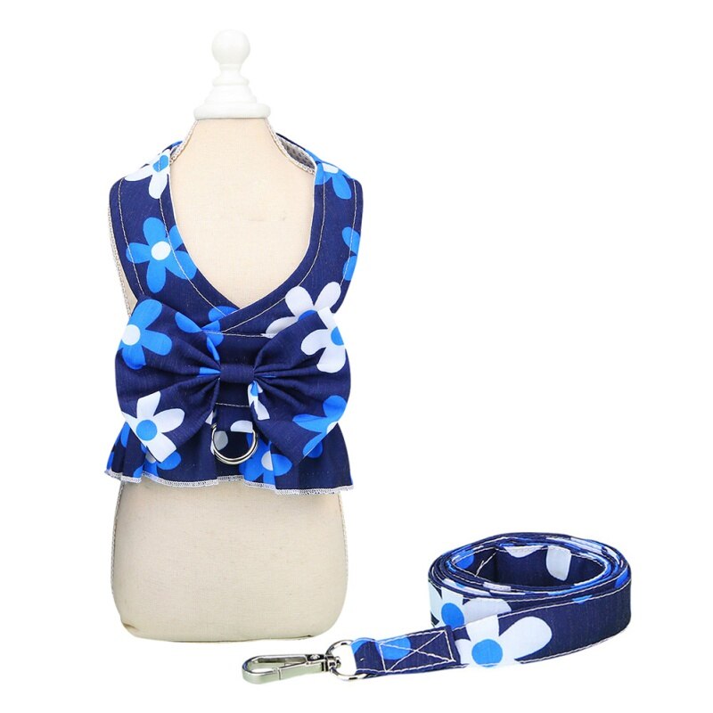 Adorable Dog Dress with Leash Set
