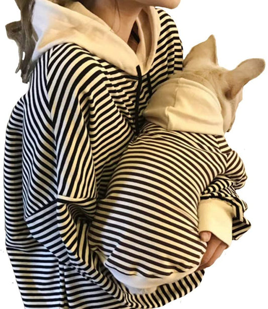 Classic Striped Matching Shirts for Dogs and Owners